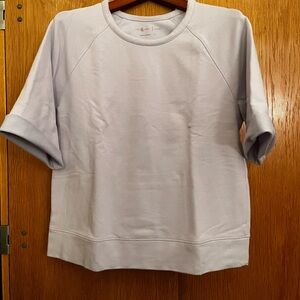 Lou & Grey Light purple Short Sleeve Sweatshirt